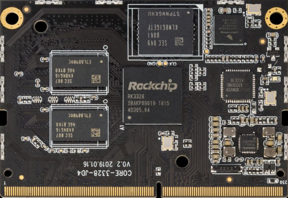 AIoTを実現するRockchipクアッドコア64ビットプロセッサRK3328（ARM Cortex-A53）搭載システムオンモジュール販売開始