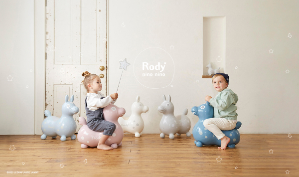 乗用玩具Rodyの新シリーズ「Rody nino nino」がDebut