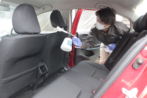 新しい生活様式に対応する自動車教習所の取り組みを支援　武蔵境自動車教習所の教習車内と館内を“抗ウイルス抗菌空間”に
