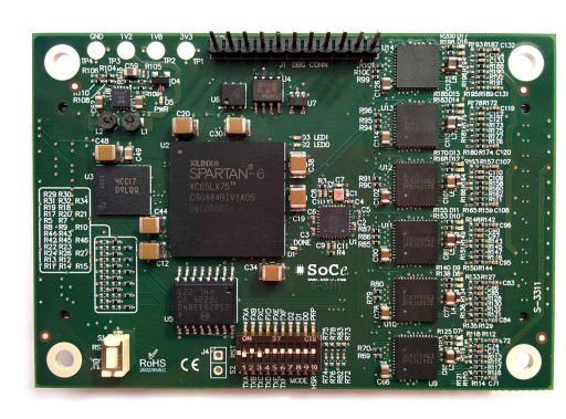 PCB内のスケーラブルなFPGAおよび最大6つのコンボイーサネットリンク可能なSpartan-6搭載システムオンモジュール「SMART oem」販売開始