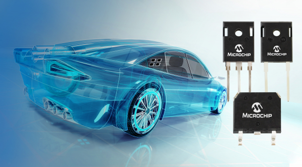 Microchip、車載用AEC-Q101認定済み700/1200 V シリコン カーバイド ショットキー バリアダイオードの最新世代を発表