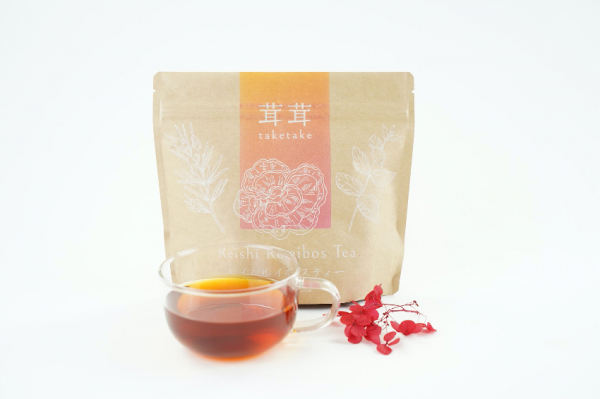 霊芝（レイシ）・ルイボス・ミントの美味しい健康茶「茸茸（タケタケ） レイシルイボスティー」2020年12月3日（木曜日）より発売開始