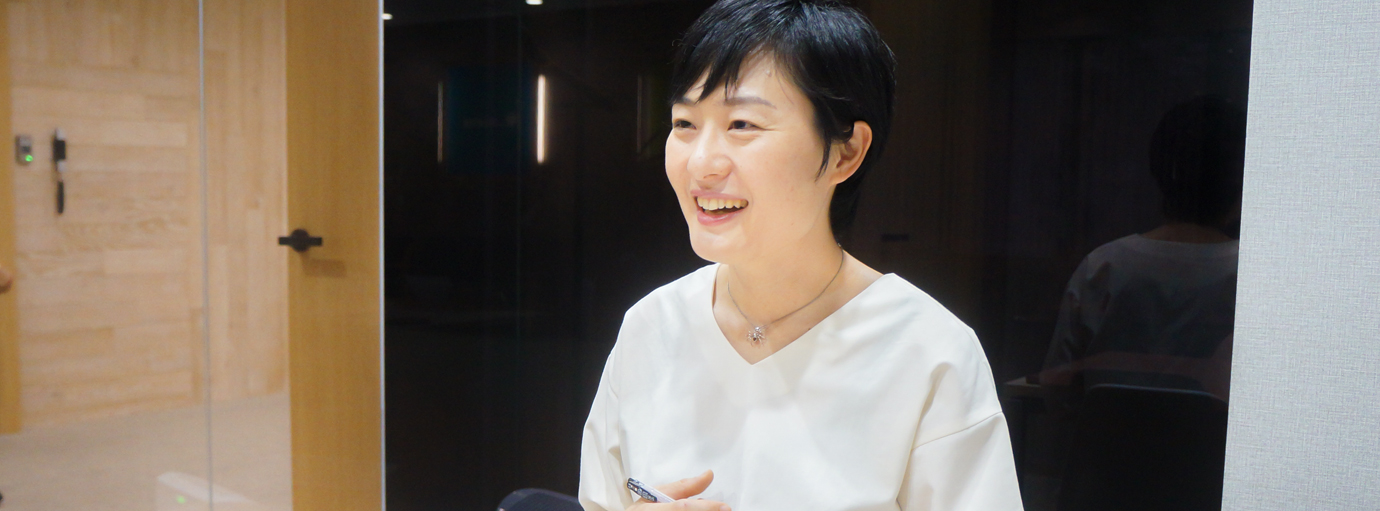 インタビュー風景