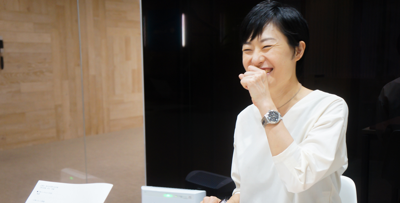 インタビュー風景