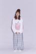 PINK FUR POCKET SWEAT ¥6800+tax