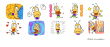 『おしりかじり虫』LINEスタンプ