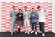 -左から株式会社バンタン 石川広己代表取締役社長、女優 岡田結実さん、 株式会社 IAM 石川勝之代表取締役、TAISUKE氏、STEEZ氏-