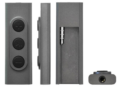 第3世代iPod shuffle専用のスタイリッシュなリモコンカバー！VoiceOver