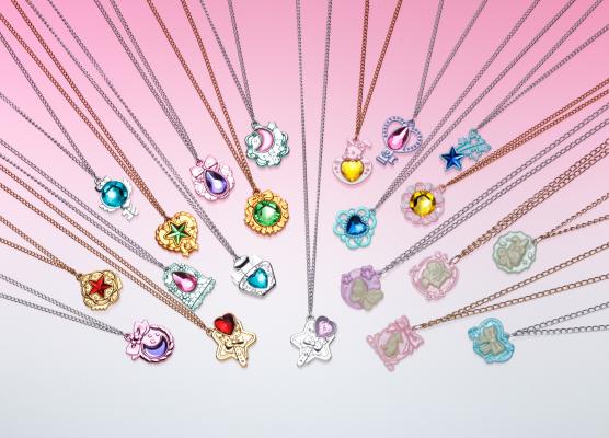 初回限定品　セボンスター　ティンクル　ローズクロス　5色コンプリート カバヤ食品のペンダント入り玩具菓子「セボンスター」が物語になって