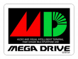 メガドライブ耐水ステッカー