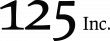125 ロゴ (黒)