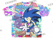 ソニック・ザ・ヘッジホッグ 両面フルグラフィックTシャツ グラフィティVer.
